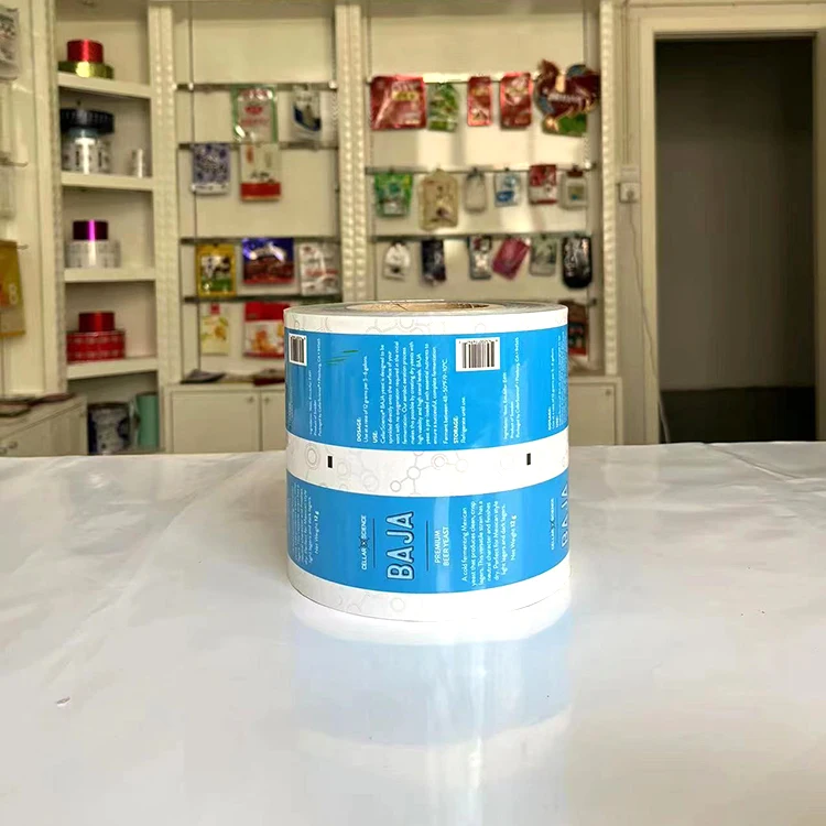 Custom Wrapper Twist Lollipop Film PET Twist Film Food Grade Chocolate Candy Lollipop Roll Packing Roll Film