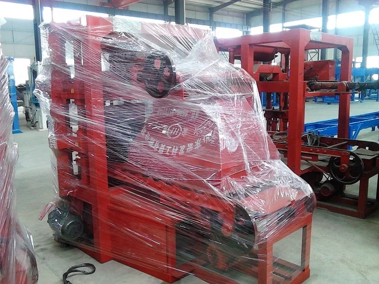QTJ4-26C Small Semi-automatic Cement Concrete Block Paving Brick Curb Stone Making Machine and Production Line Price