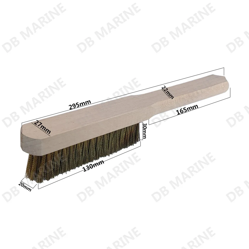 IMPA510671 Non-Spark Hand Brush with Curved Handle