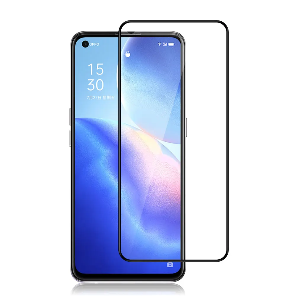 Shinebirght 9D Tempered Glass for Oppo reno 5 pro Shockproof 9H Screen Protector