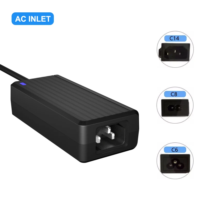  100-240V AC DC black desktop adapter 12V 4a 5a 24V 2a 2.5a charger adaptor for ce fcc ul