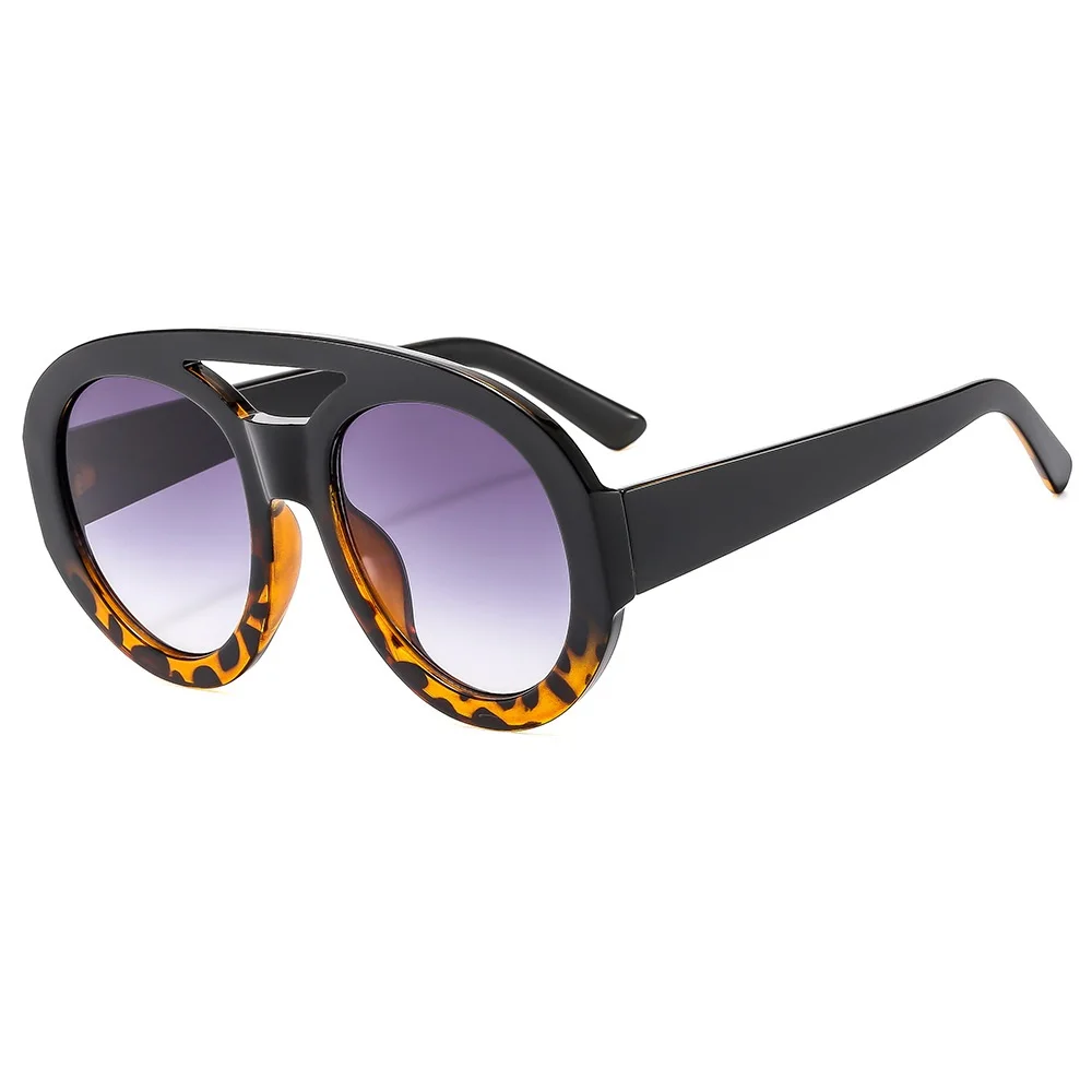 Lbashades 9188 retro sunglasses double bridge sunglass women oversized glasses big round shades sun glasses 2024