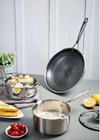 Manufacturer Stainless Steel Non Stick Frying Pan Long Handle Cooking Omelette Steak Non-stick Pan for Kitchen Frypan