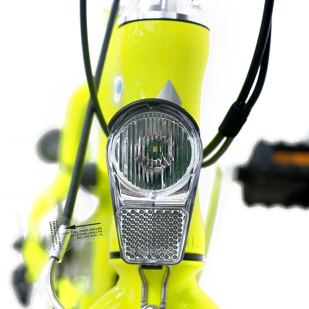 Small volume 16 inch Aluminum alloy folding frame 7 speed mini folding electric bike