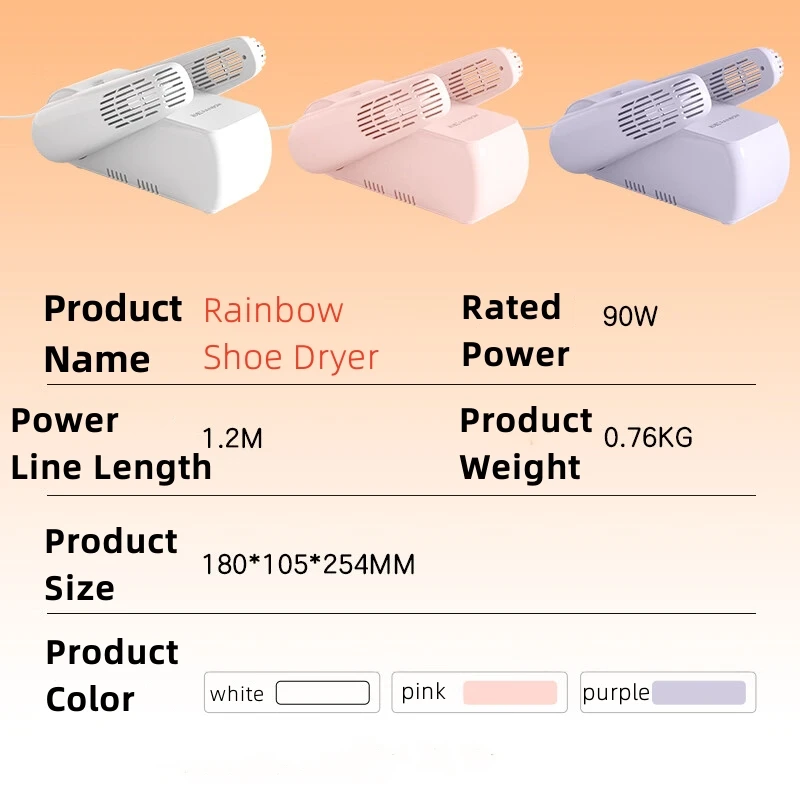 Dehumidify Ozone Helmet Dryer Ski Boot Dryer Shoe Dryer With Timer