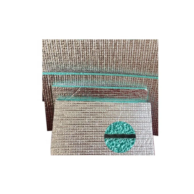 Heat shield Double Sided Aluminum Foil Foam Roofing Insulation Material