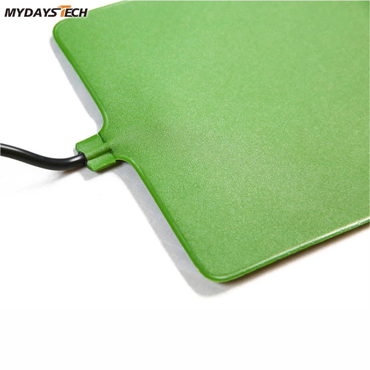 Mydays Tech New Arrived 10W 15*25cm Waterproof Heating Mat for Turtles Lizards Frogs