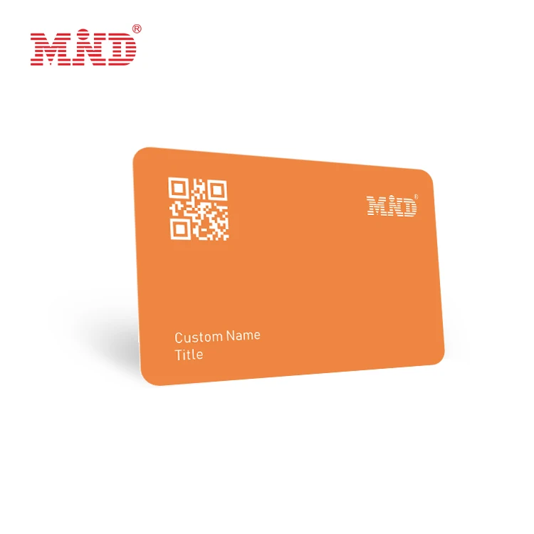Custom Plastic RFID Business Card Memory Smart Digital Pvc Nfc Business Card With Logo