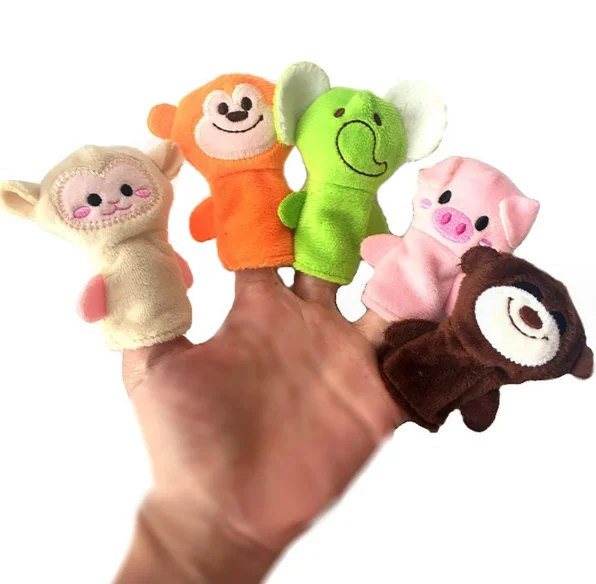 Finger Hand Puppet High Quality Popular Stuffed Plush Finger Puppet Toy