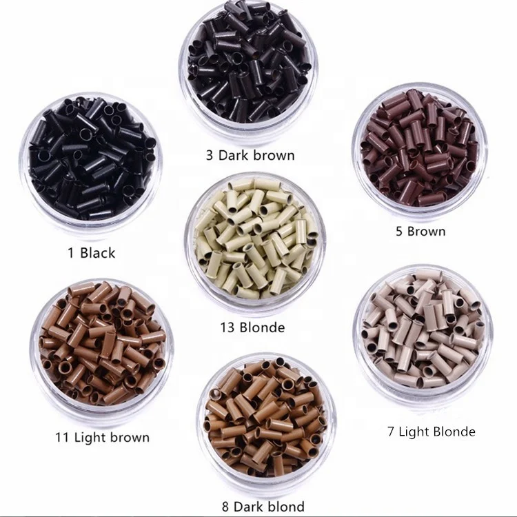 2.8mm*2.3mm*7mm coppers tubes Micro Rings/links/beads/pipe For  Hair Extension Tools