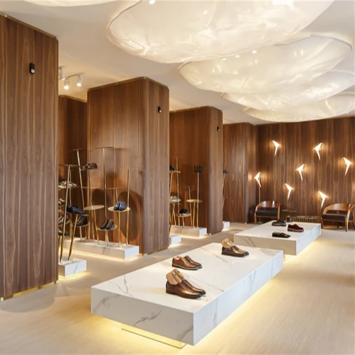 Fashion Shoes Boutique Store Interior Design Ideas Wholesale Retail One-Stop Service Shop Decoration