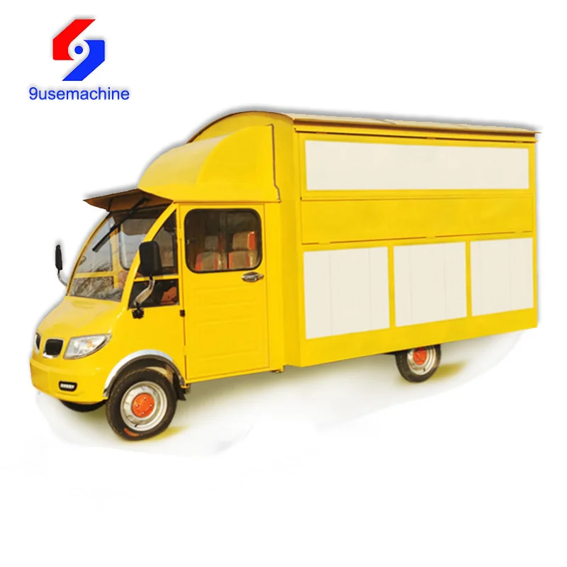 electric street mobile food car fast food vending carts electric food van