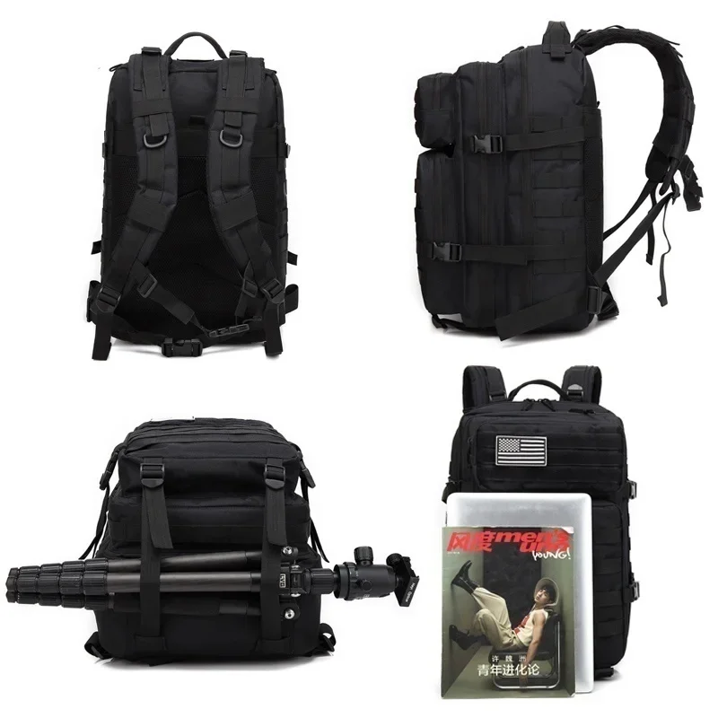 30L/50L Men Women Hiking Camping Rucksacks 900D Nylon Waterproof Bags Outdoor Trekking Hunting  Tactical Backpack