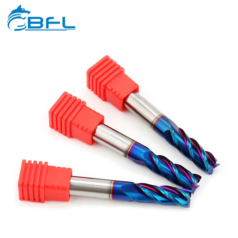 BFL Naco End Mill 4 Flutes Coated Flat End Mill tungsten steel end milling cutter tool