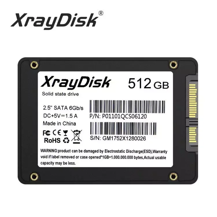 RTS XrayDisk Wholesale Ssd 60GB 120GB 128GB 240GB 256GB 480GB 512GB 1TB 2.5 Inch SAtA3 Internal Hard Disk For Desktop & Laptop