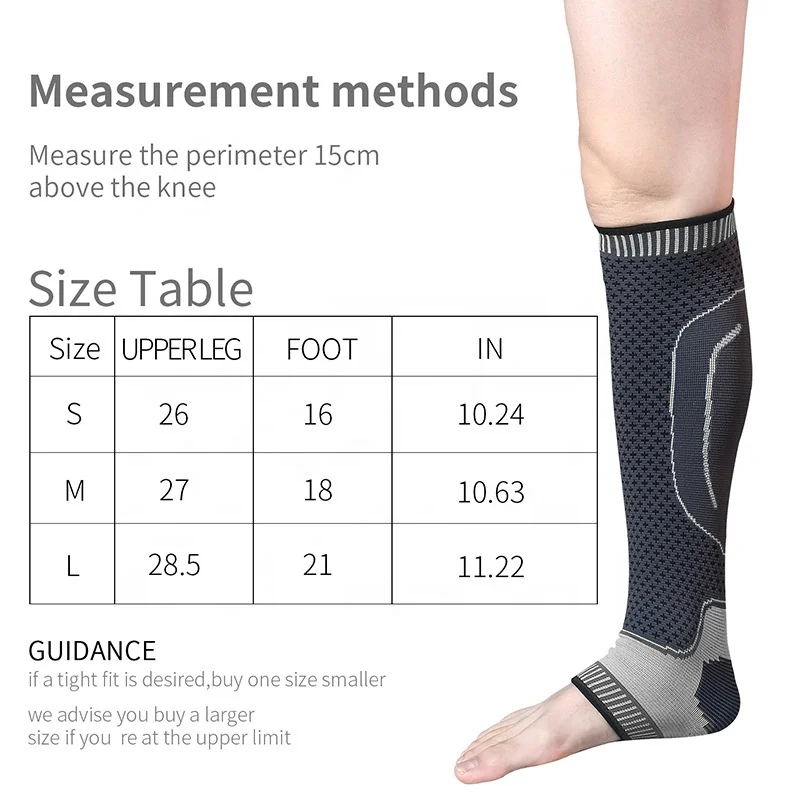 MARCH EXPO compression socks long knee pain relief leg foot