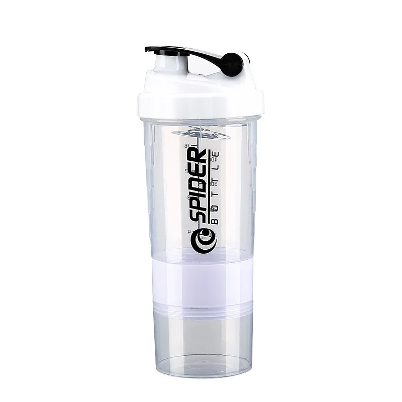 Custom logo protein shaker bottle BPA free gym shaker with SS304 mixing ball