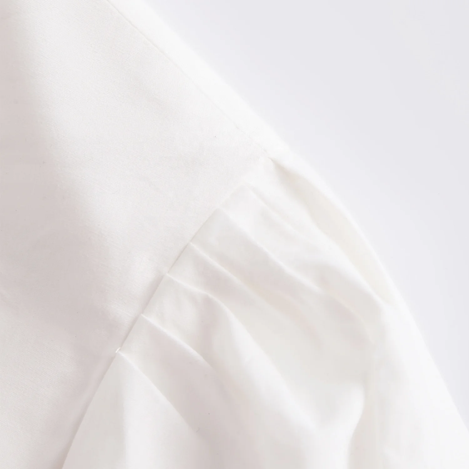 Luxury Clothing Manufacturer Custom Premium Womenswear Cute White Vintage  Floral Embroidery Cotton Pleated A Line Dress Women