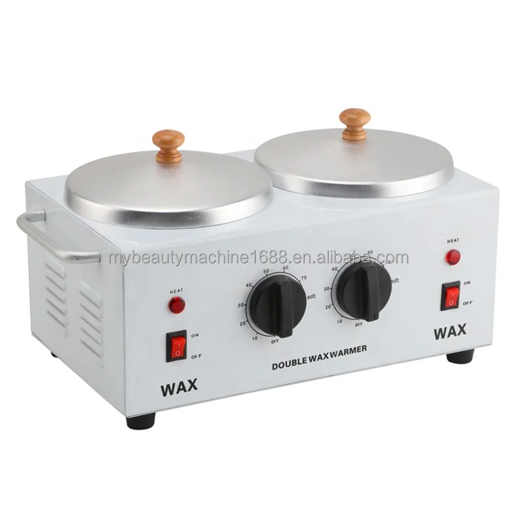 Newest Professional Hair Removal Wax Pot Warmer Wax Heater 1000cc Double Wax Melting Pot Machine