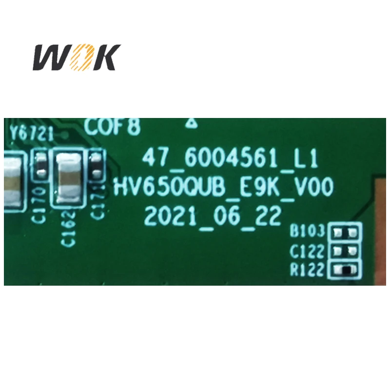 BOE Lcd Tv Replacement Screen 65 Lcd Tv Display Panel Television 4K Smart Tv 65 Inch For HV650QUB-E9K