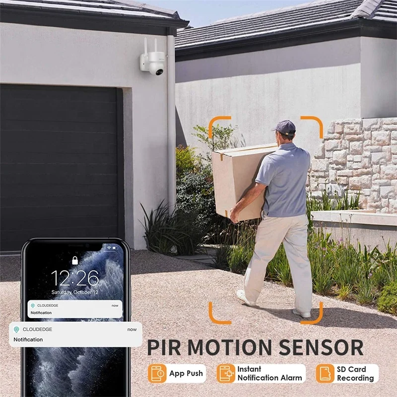 K&F Concept 360 security camera wifi 1080p home security camera video surveillance camera