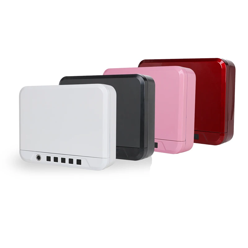 Plastic Case Digital Fingerprint Key Unlocking Protective Case Plastic Watch Carrying Case 443414 Fingerprint & Password