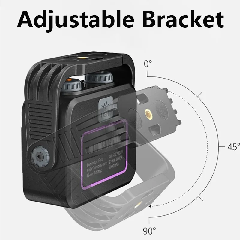 Outdoor Mini power bank working light led rechargeable house lampara garage solar camping worklight working light