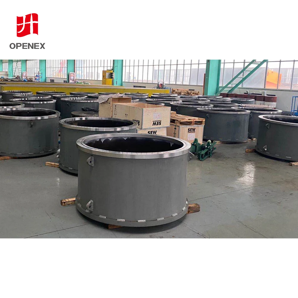 Механическая вакуумная камера для хранения энергии прецизионная обработка с ЧПУ токарный металл изготовление на заказ стальной сварной круглый корпус
