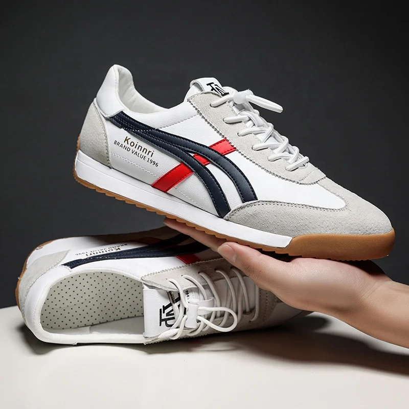 Factory Wholesale White Mens Athletic Casual Shoes Fashion Sports Running Shoes Custom Sneakers For Men