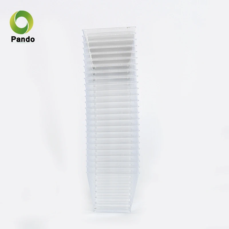 Reusable Food Packaging Pudding Jelly Disposable Square Clear Plastic Dessert Cups With Lids And Spoons