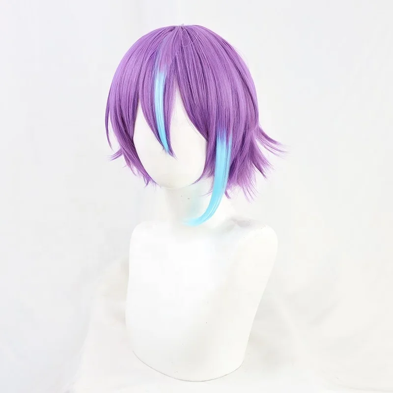Wholesale 35cm Short Project Sekai Colorful Stage Feat Miku Anime Kamishiro Rui Cosplay Wig Synthetic Heat Resistant Wig