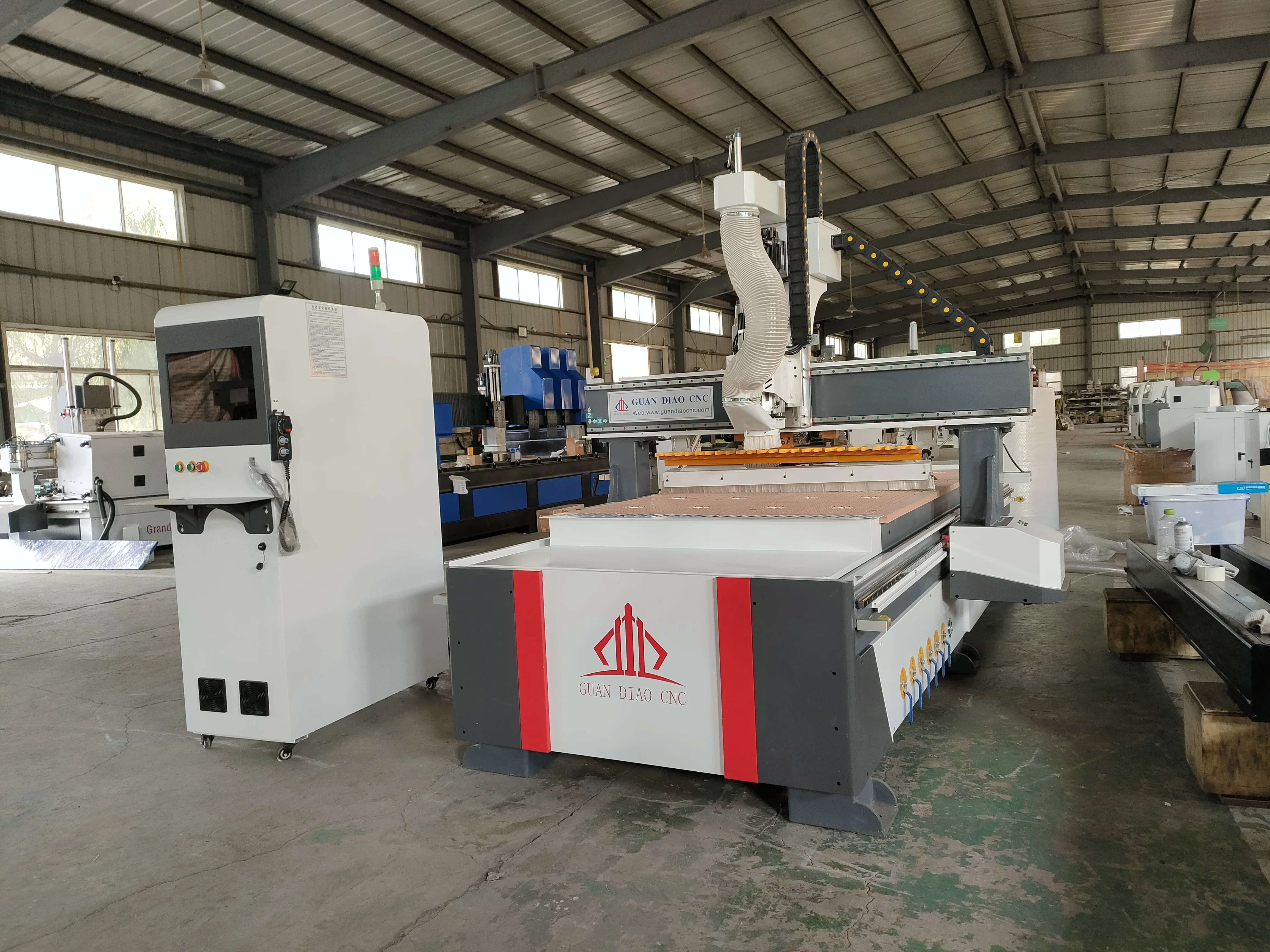 Cnc Wood Carving Tools Changer 1325  ATC CNC Router Cutting Drilling Slotting For Aluminum Mdf Pvc Wood Door Furniture