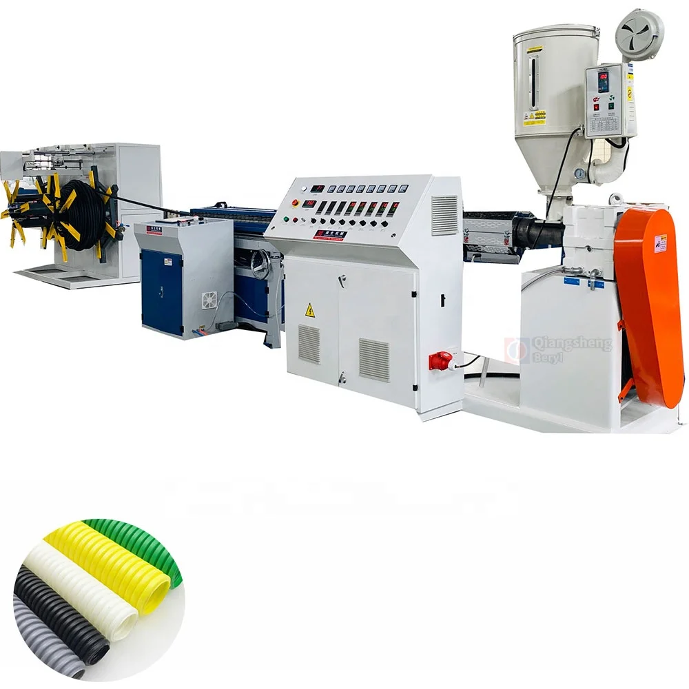 Профессиональный поставщик для PP PE PVC одностенная машина для гофрированной трубы/Производственная линия шлангов для кальяна/гибкая трубка