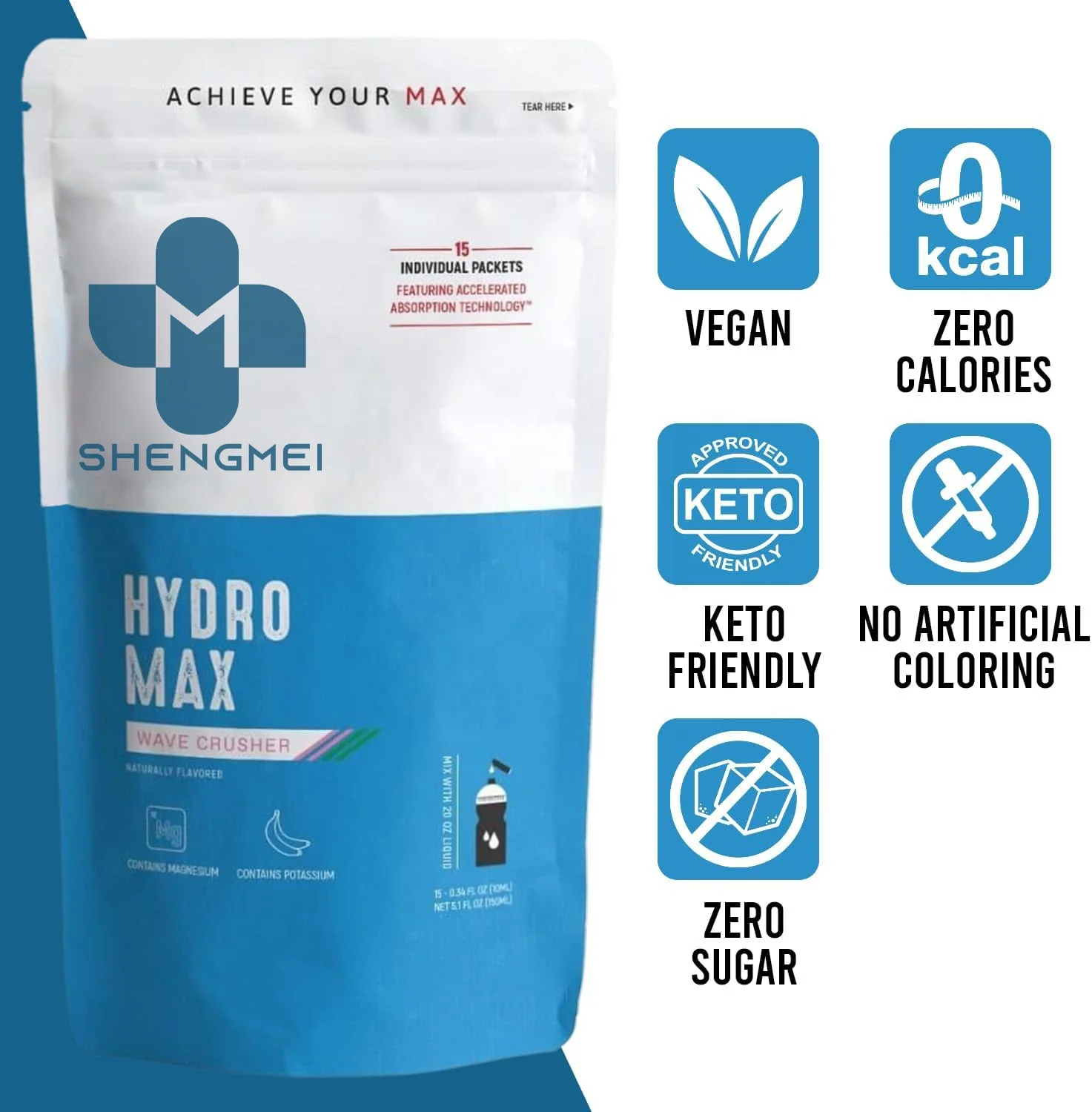 Prime Hydration Drink Electrolyte Powder Packets boost Energy Hydration Supplement Drink Keto Friendly