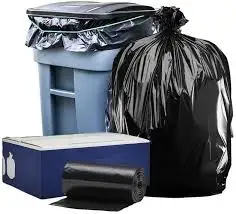 Automatic Black plastic Trash Bags Rolls Perforated Coreless Roll Garbage Bag Making Machine