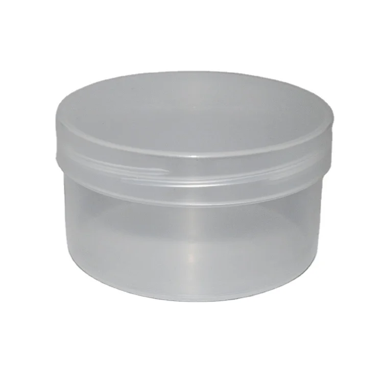 250ml Luxury Empty Cosmetic Containers Biodegradable Cosmetic Packaging Plastic Cream Jar with gold li