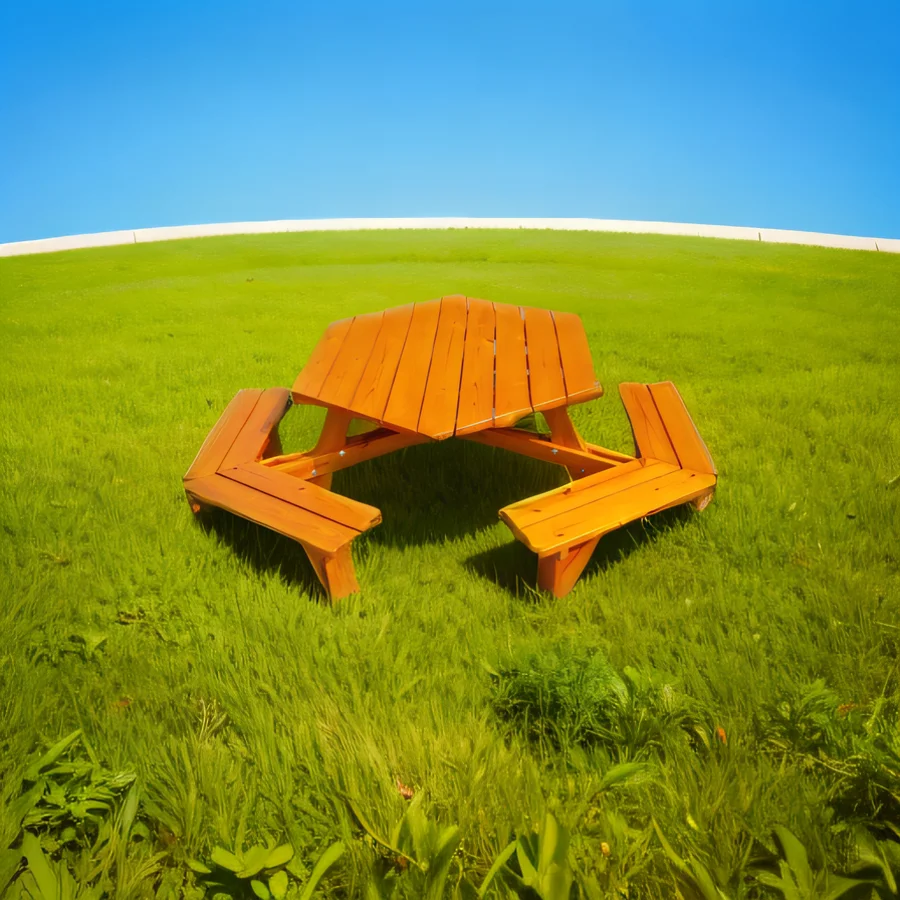 OEM patio table and chairs teak outdoor dining set patio set with umbrella Picnic Table Set