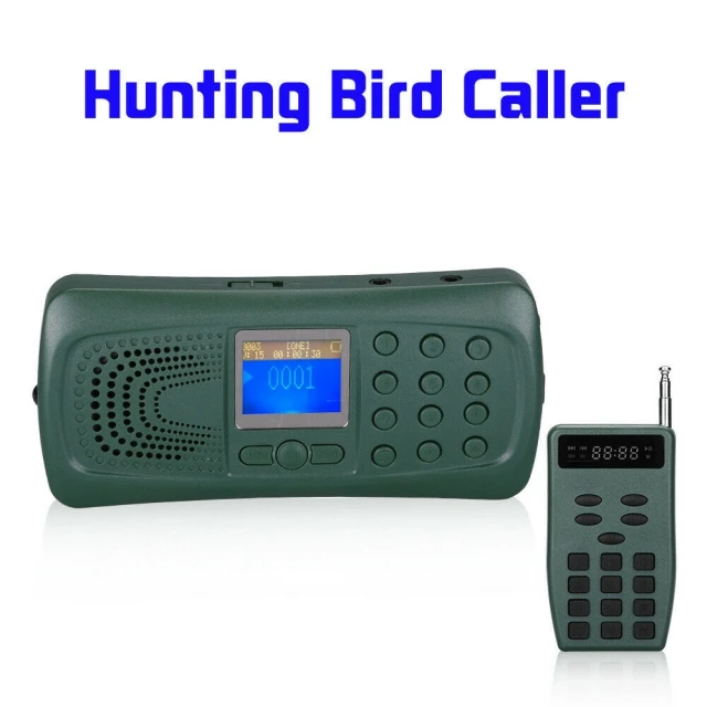 20W 126dB Hunting Remote Control Bird Caller Loud Speaker with Carry Case CP-387B