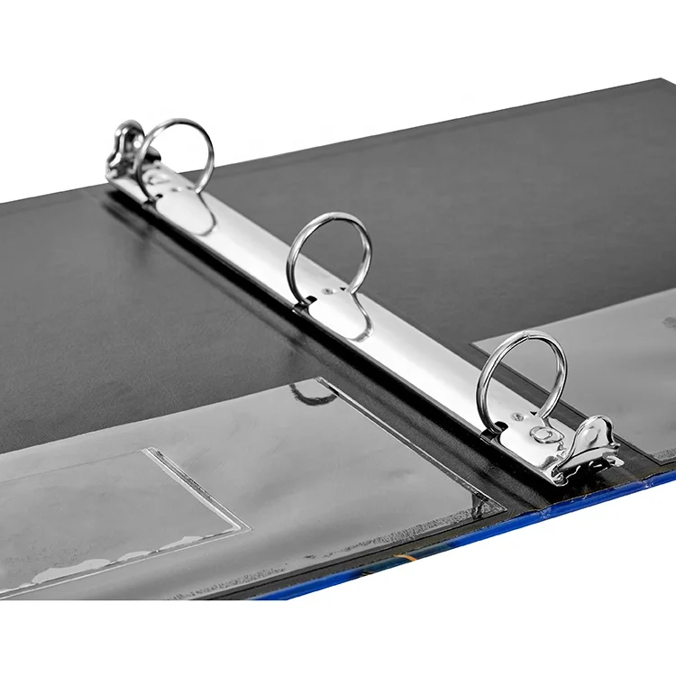 Hardcover custom binders OEM Logo printed 3 Hole Rings a6 binder wholesale paper file folder