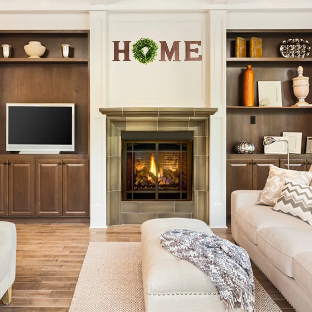 High Quality Wood Home Sign Decor,Rustic Decorative Word Signs,Standing Or Wall Mount Attached Wooden Letters