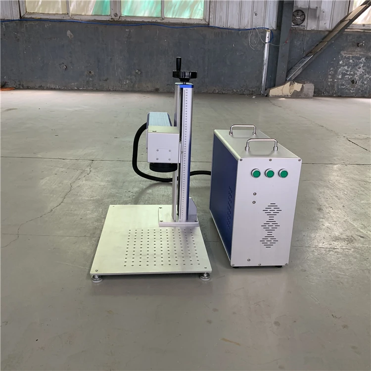 Reci 20w 30w 50w Portable Spilt Type Fiber Laser Marking Machine For Metal