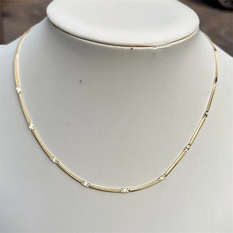 High Quality 24K Gold Plated Necklace Bulk Lot Chain 18inch 20inch Rolo Curb Figaro Jewelry Chain necklace wholesale
