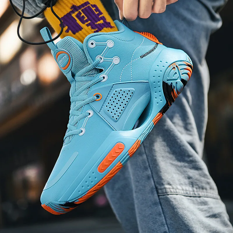 Wholesale De Alta Calidad Zapatos De Baloncesto PU Upper Rubber Sole Customise Mens Basketball Shoe Own Logo Basketball Shoes