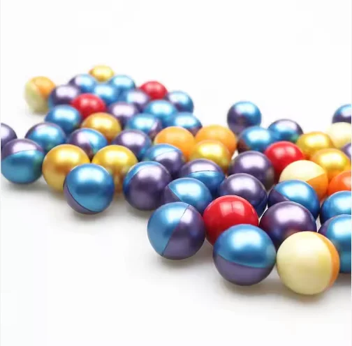 0.50 0.43 Inch Caliber Paintballs High Quality Paintball Balls colorful