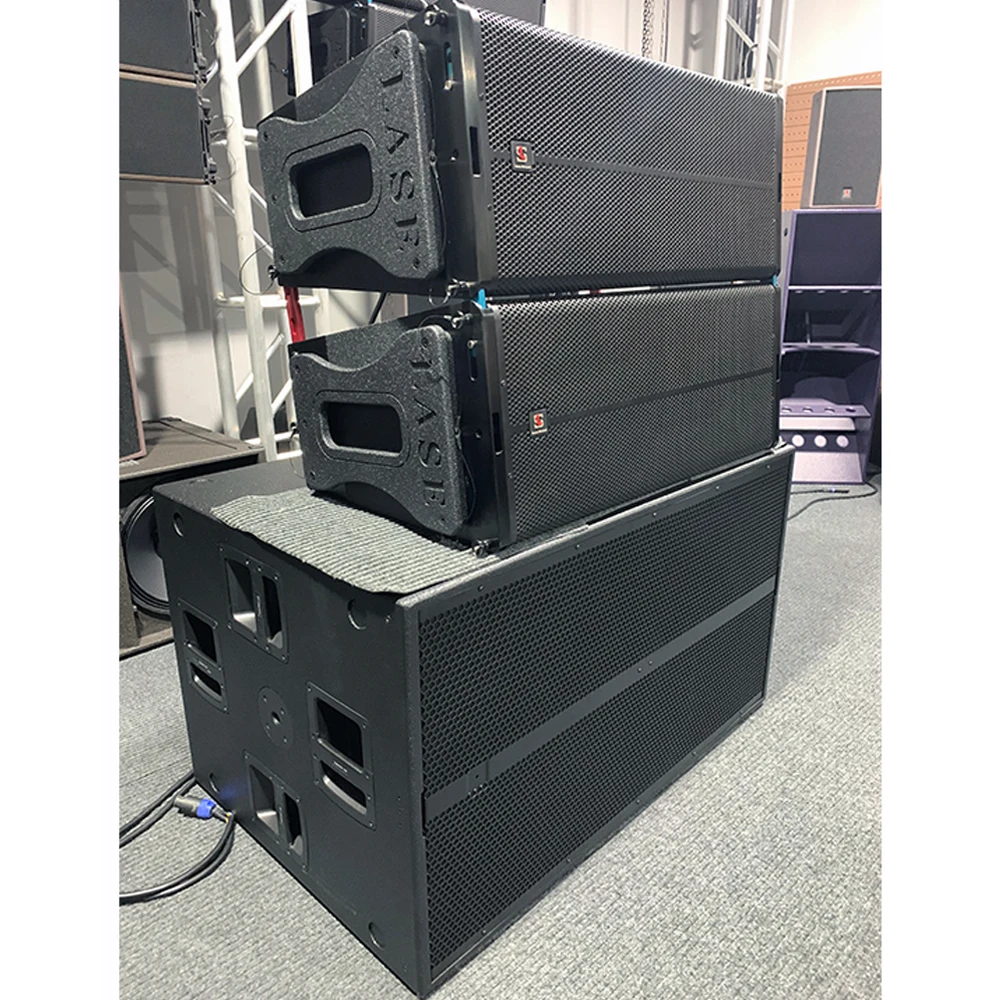 lase sound Line Array System Double 12 inch Line Array Active Line Array speaker  Outdoor Concert Sound System