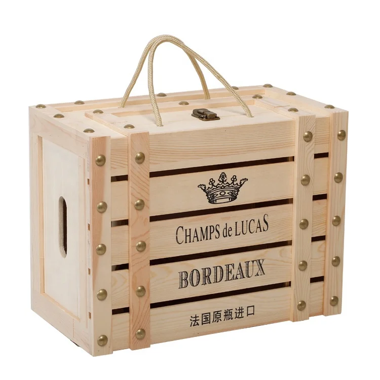 Дешевая настраиваемая большая коробка для красного вина