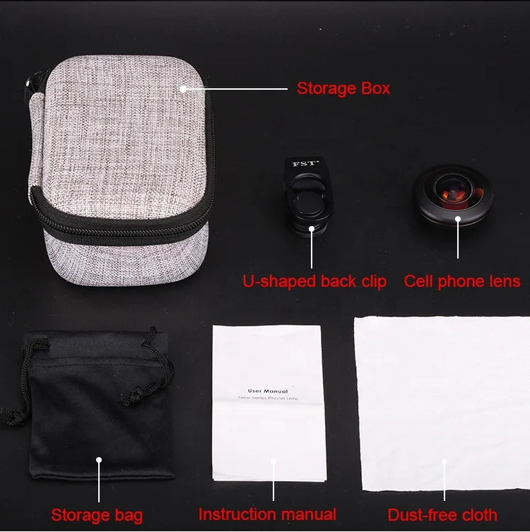 Оптовая продажа, скользящий зажим, внешний объектив мобильного телефона 238, объектив super fisheye, подходит для объектива камеры мобильного телефона Apple