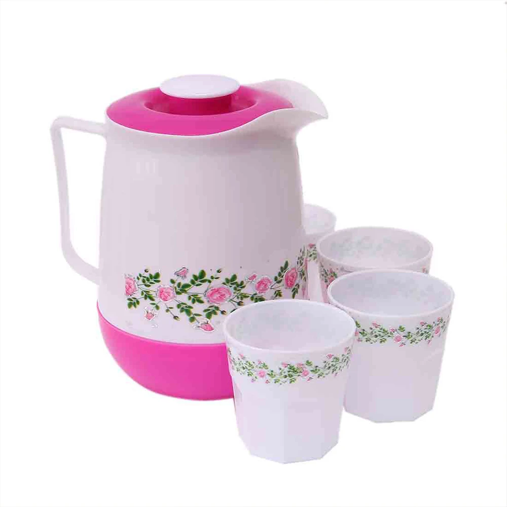 Drinkware food grade 1.2L plastic water jug with custom printed logo,water pots and kettle