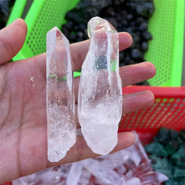 New Arrivals Mineral Stone Rough Raw Points Natural Gemstones clear Quartz Crystal Specimens for Decor