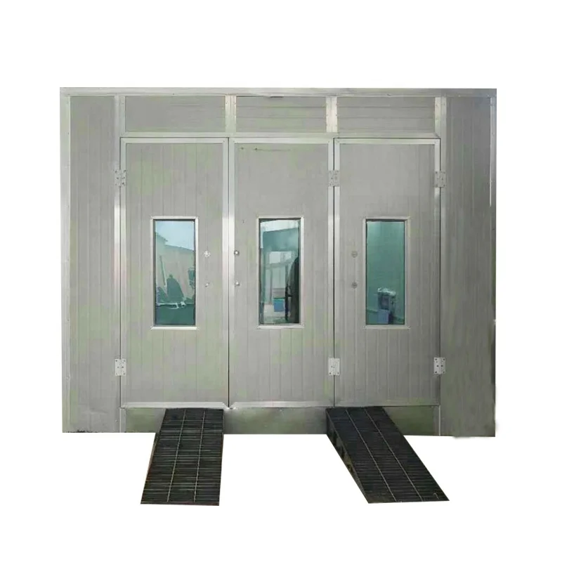 Заводская цена используется краска спрей booth автомобиля живопись комнаты выпечки печь booth